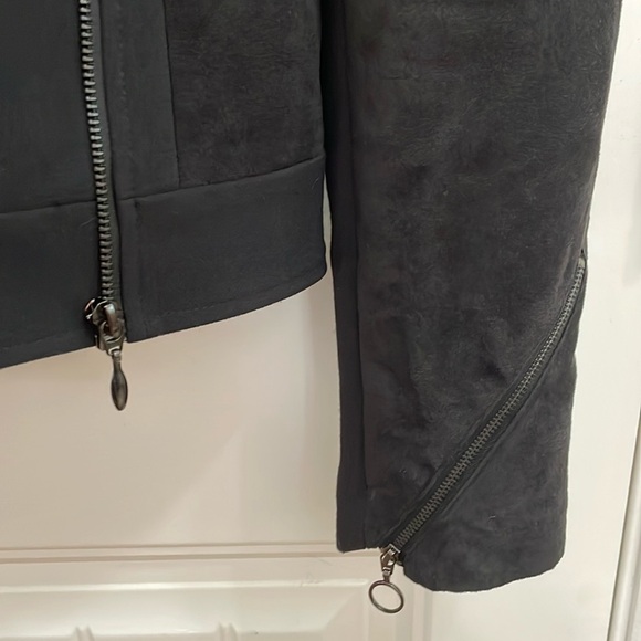 WORTHINGTON black moto style jacket. M - Picture 5 of 8